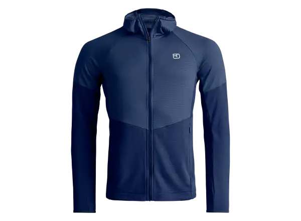 Ortovox Fleece Light Grid Hoody męska bluza Deep Ocean