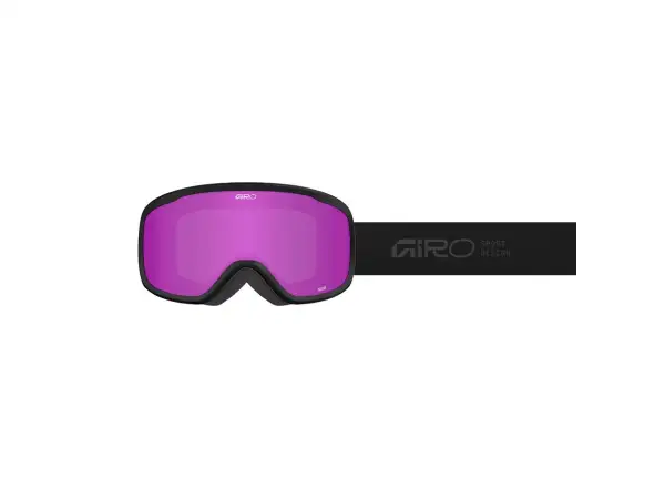 Giro Moxie damskie gogle narciarskie Black Stacked/Amber Pink/Yellow (2szkła)