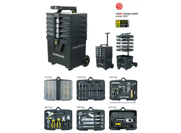 Topeak Prepstation warsztatowy zestaw narzędzi 52 sztuk