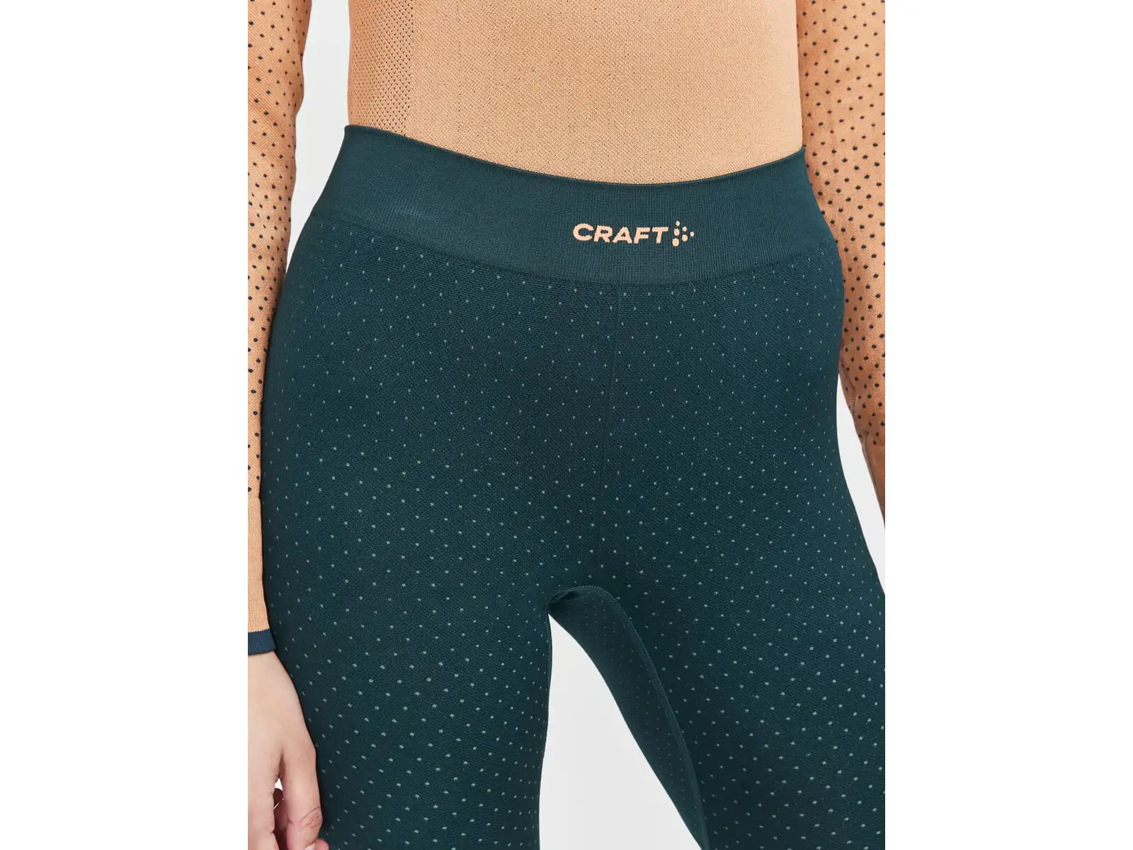 Craft ADV Warm Intensity damskie spodnie dolne zielona