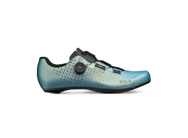 Fizik Tempo Decos Carbon Iridiscent szosowe męskie buty Black/Light Blue