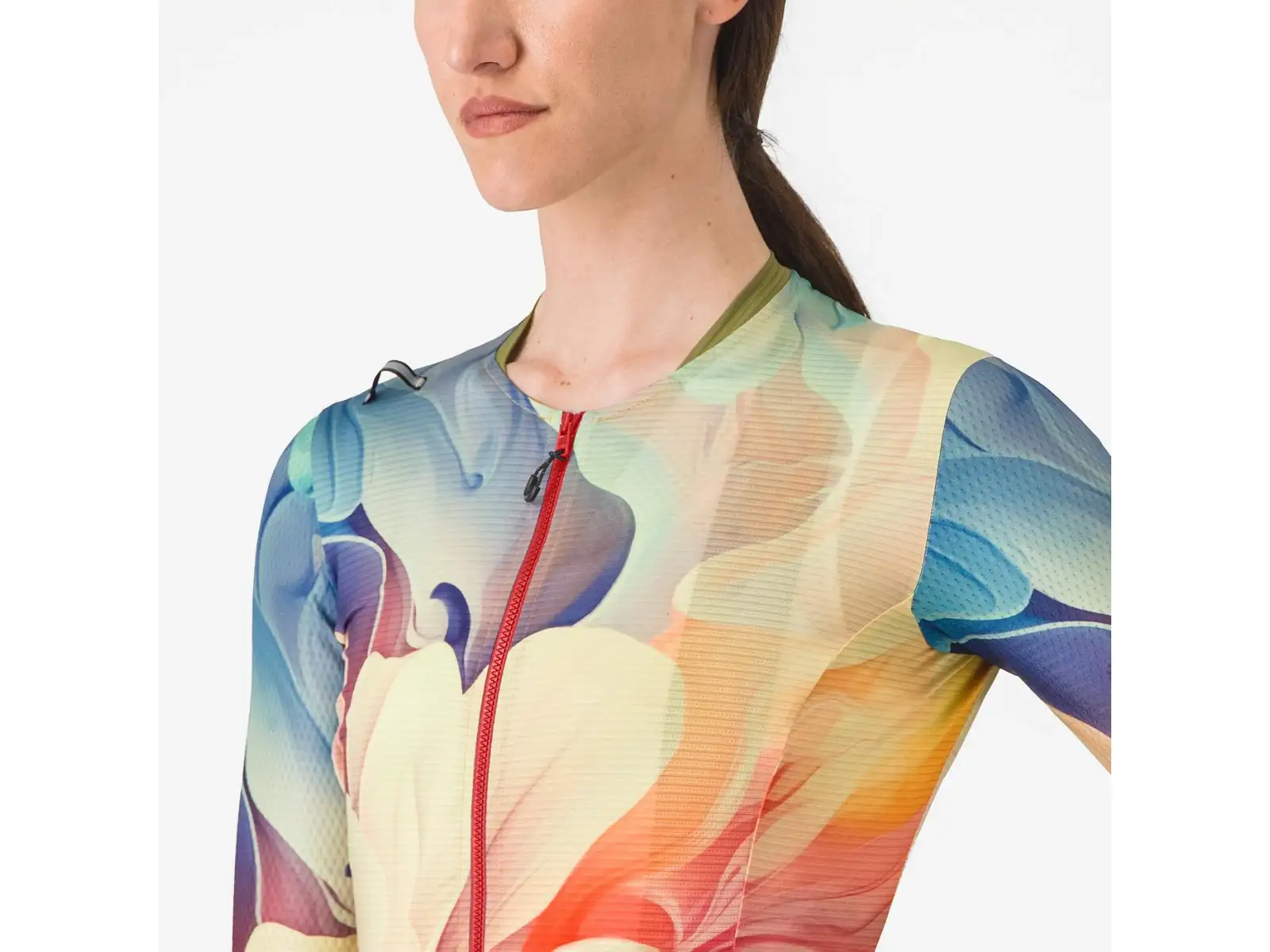 Castelli Unlimited Pro damski dres krótki rękaw Multicolor Green