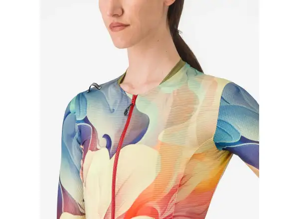 Castelli Unlimited Pro damski dres krótki rękaw Multicolor Green