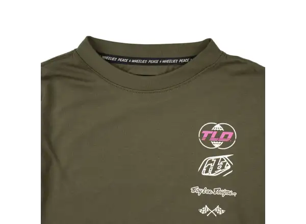 Troy Lee Designs Skyline Ride Tee dziecięca koszulka z długim rękawem Worldwide Caper
