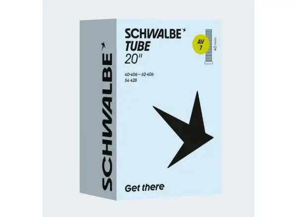 Schwalbe dętka 20x1,6-2,45" (40-62/406) AV7 wentyl samochodowy 40 mm