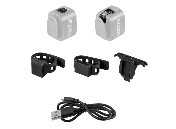 Force Flea 200LM uniwersalna lampka USB czarna