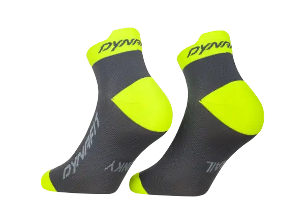 Dynafit Trail Short skarpety do biegania Cinder/Ultra Yellow