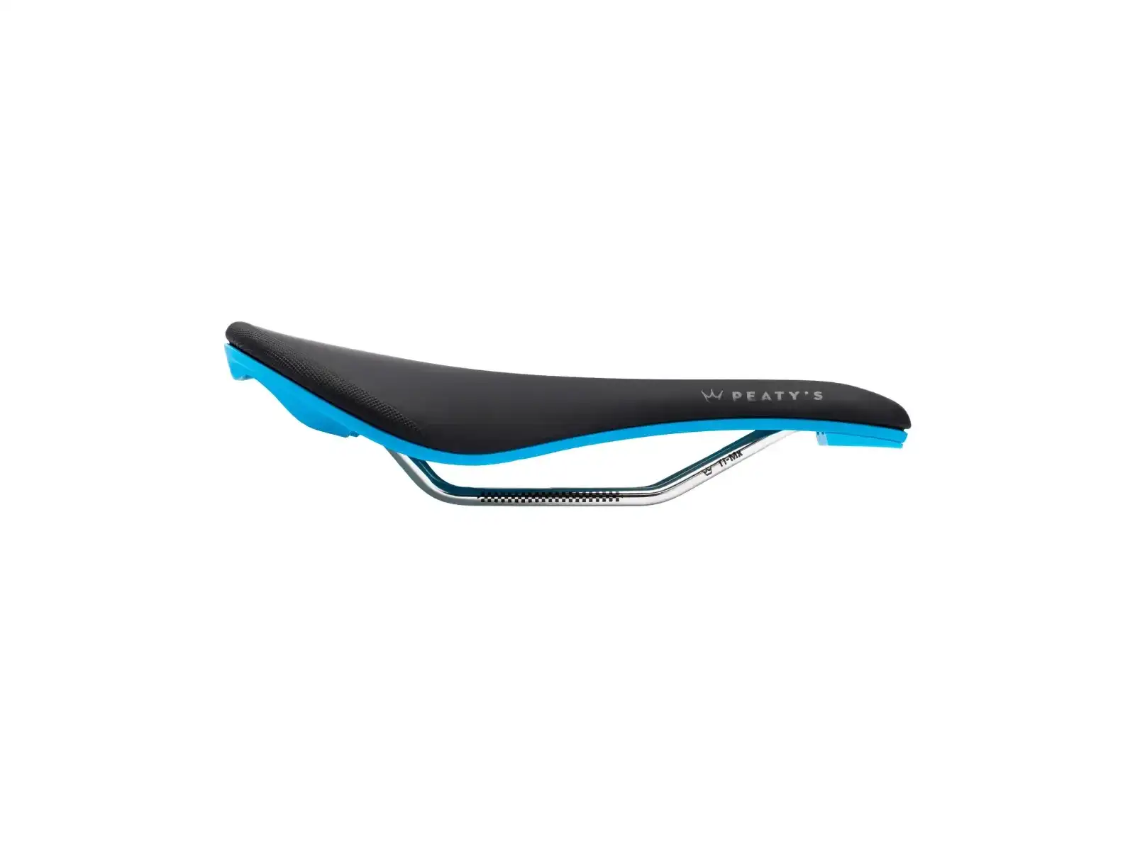 Peatys Monarch siodło TI-MX Rail / Nylon Base Turquoise