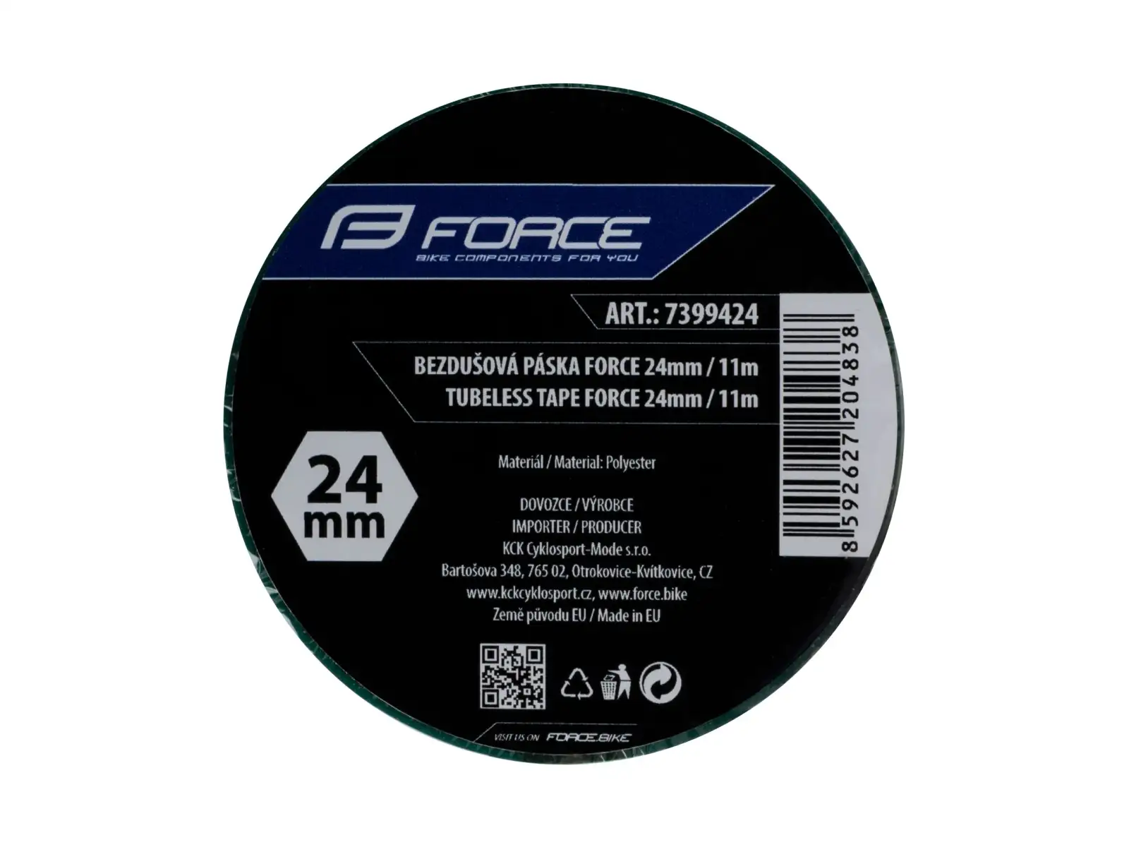 Force taśma bezdętkowa 24 mm x 11 m zielona