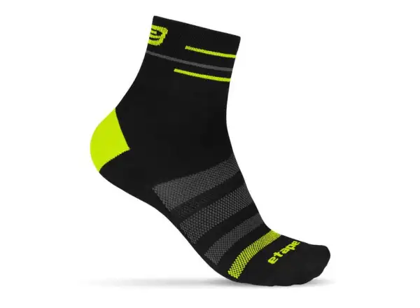 Etape Sox skarpety czarna/żółta fluo