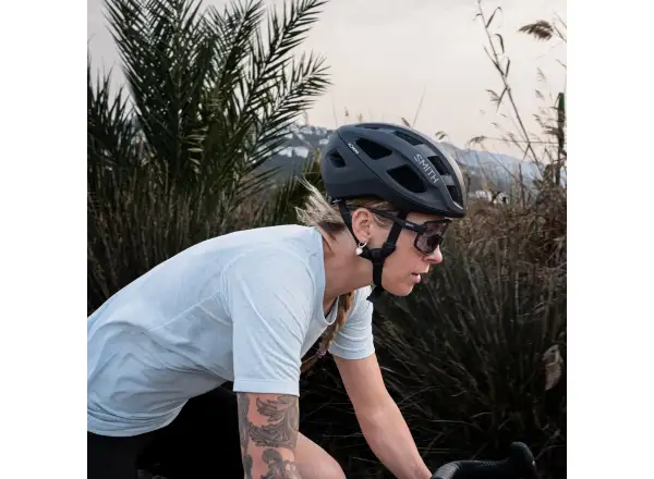 Smith Wildcat okulary rowerowe Matte Black/ChromaPop Photochromic Clear To Gray