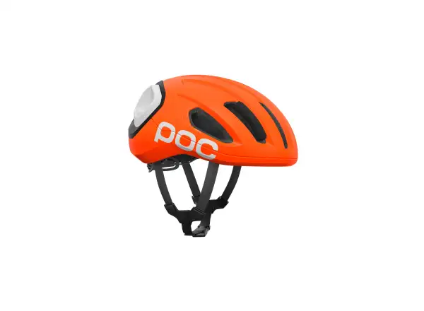 POC Amidal kask szosowy Fluo. Orange Matt/Uranium Black Matt/Hydrogen White Matt
