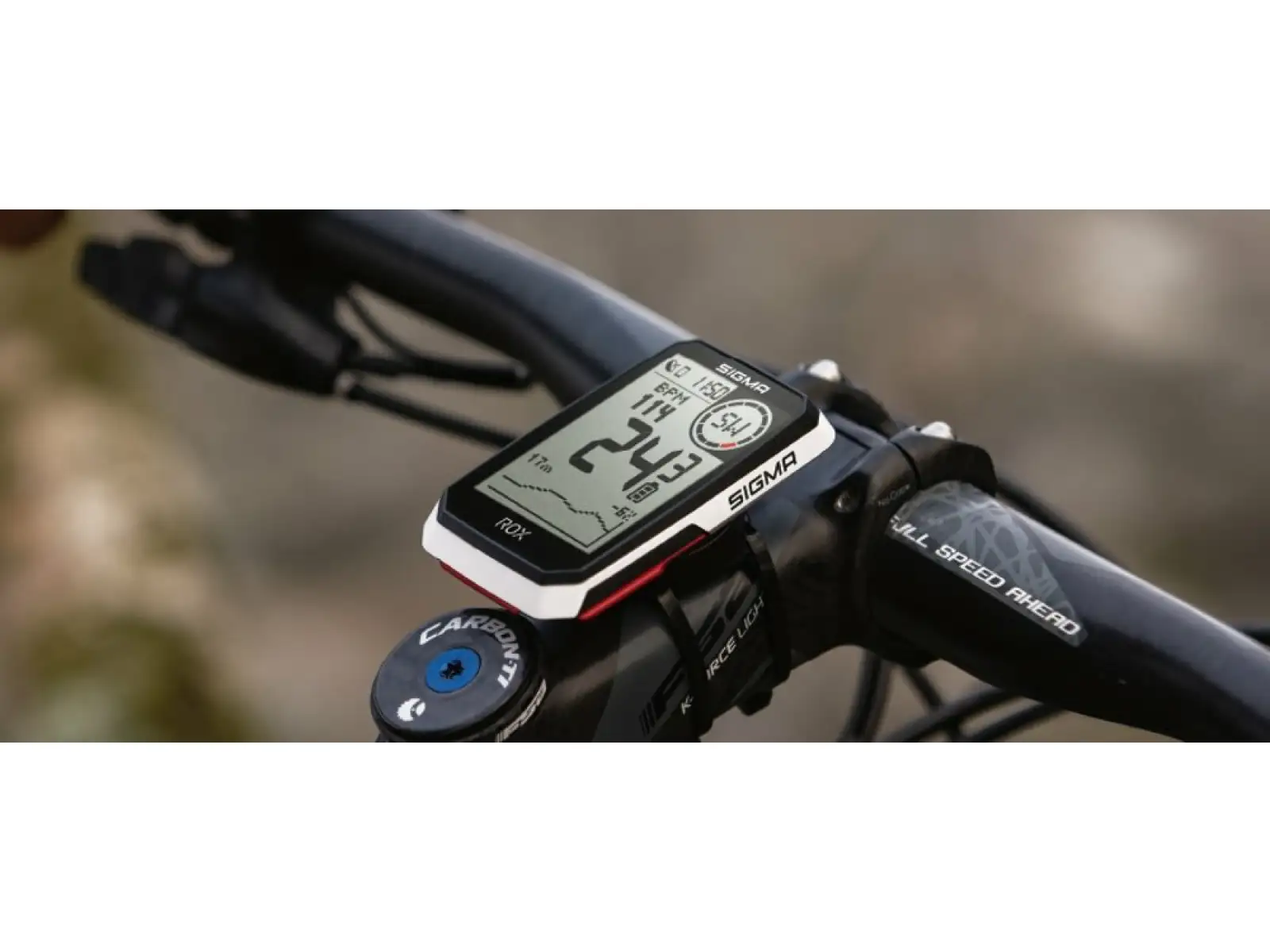 Sigma ROX 4.0 GPS computer SET z czujnikami czarna