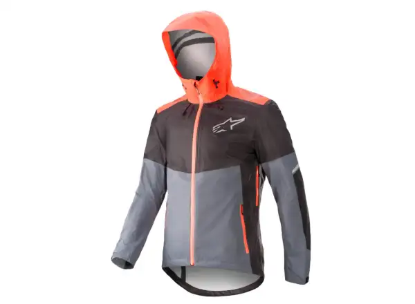 Alpinestars Tahoe WP męska kurtka Grisaille Black/Coral Fluo