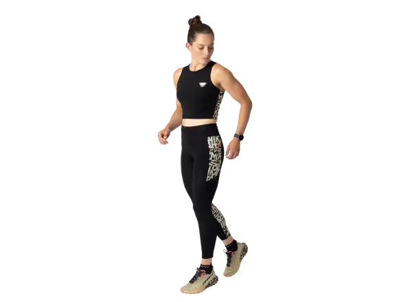 Dynafit Trail 7/8 damskie legginsy do biegania Black Out/Overcast