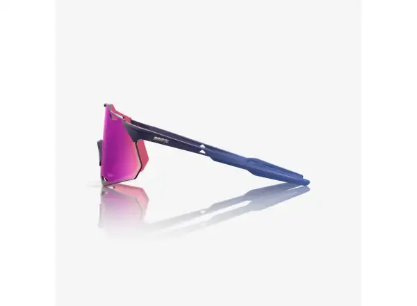 100% Hypercraft XS okulary Satin Storm Metallic/Purple Multilayer Mirror