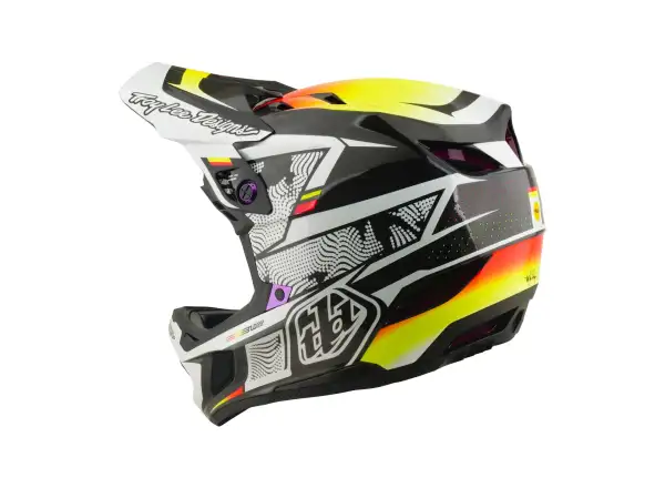 Troy Lee Designs D4 Carbon MIPS kask Lined up Black