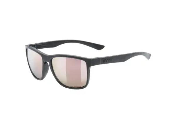 Uvex LGL Ocean 2 P okulary Black Mat / Mirror Rose (CAT. 3)