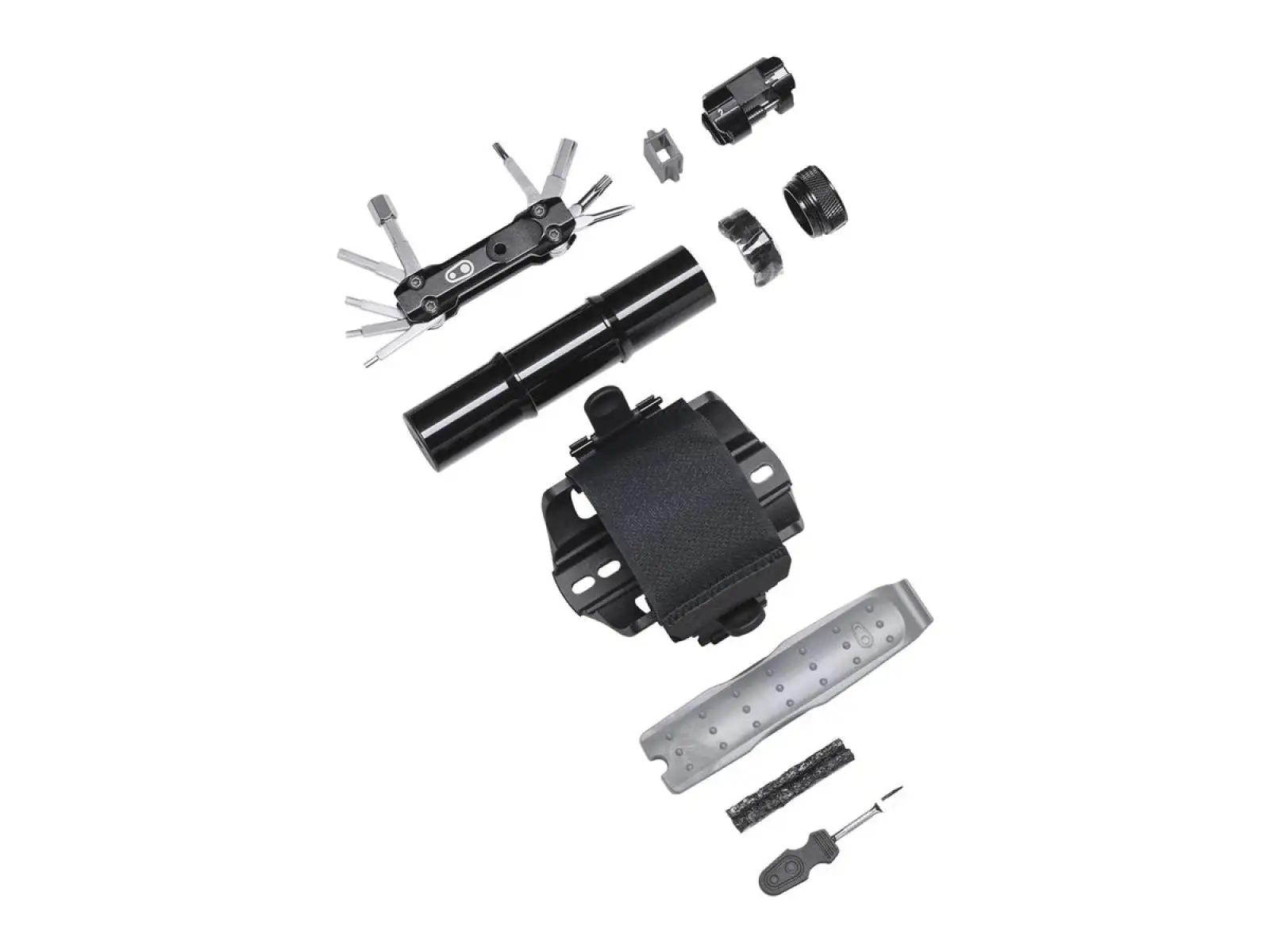 Crankbrothers S.O.S. TS18 uchwyt na wyposażenie i zestaw narzędzi black