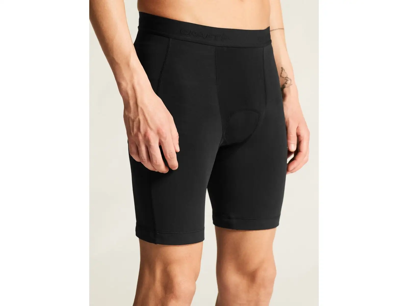 Crart Everyday Bike Liner C4 męskie spodenki wewnętrzne z wkładką czarna