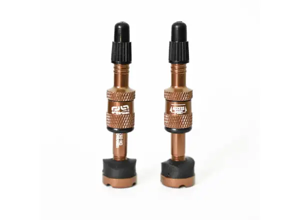 E-13 Quick Fill bezdętkowe wentyle 23-31 mm 2 szt Bronze