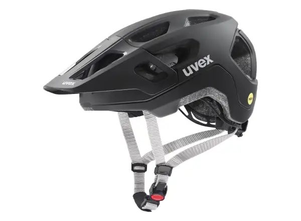 Uvex React JR. Mips kask Black Matt