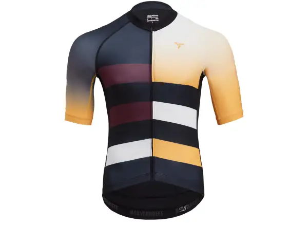 Silvini Mazzano męska koszulka z krótkim rękawem black/yellow
