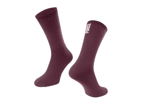 Force Longer Slim skarpety burgundowa