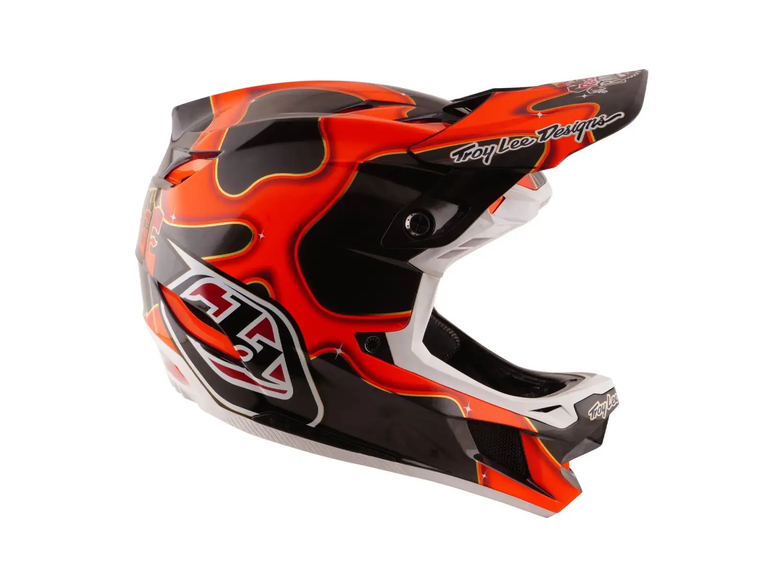 Troy Lee Designs D4 Carbon Red Bull Rampage kask Dreamland Black