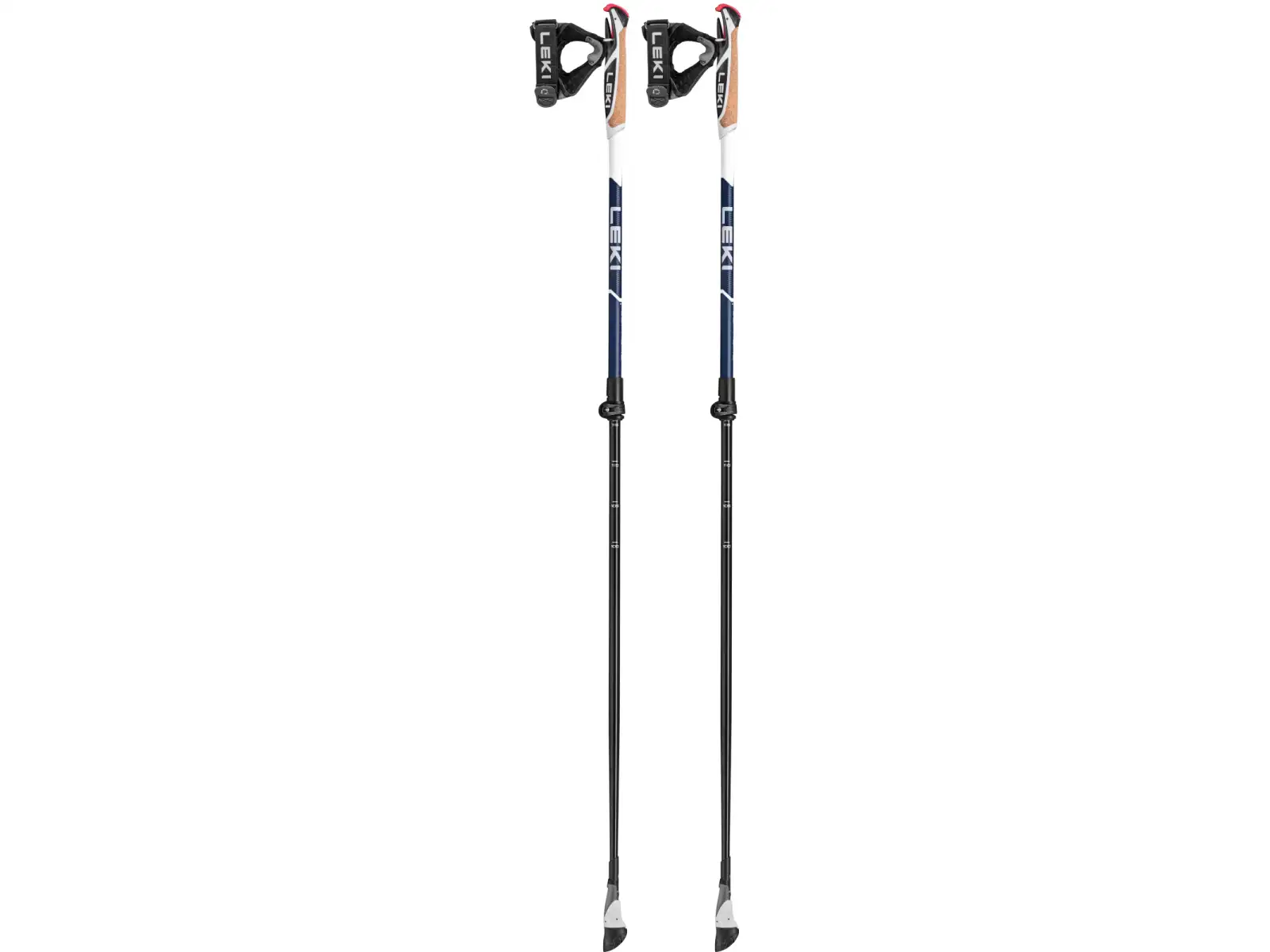 Leki Smart Supreme kije trekkingowe Midnightblue/White roz. 100-130 cm