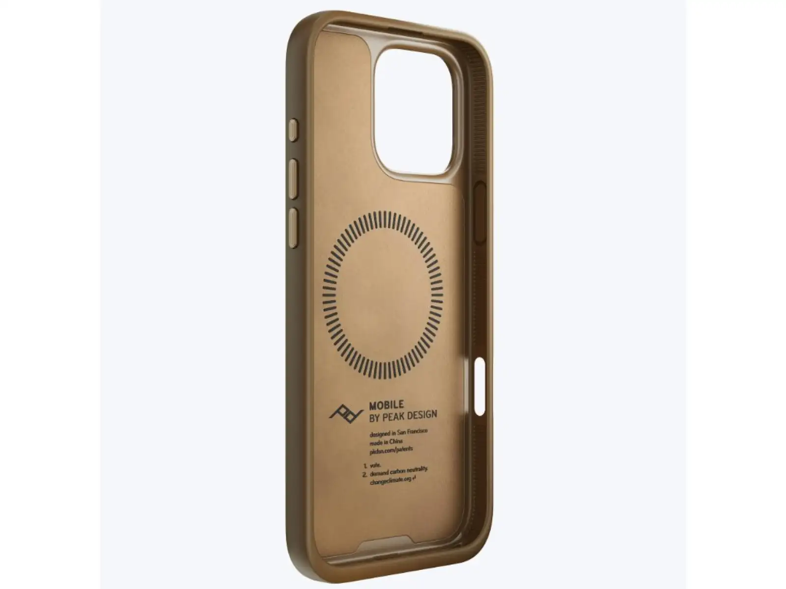 Peak Design Mobile Everyday Clarino Case iPhone 16 Pro Max etui na telefon Tan