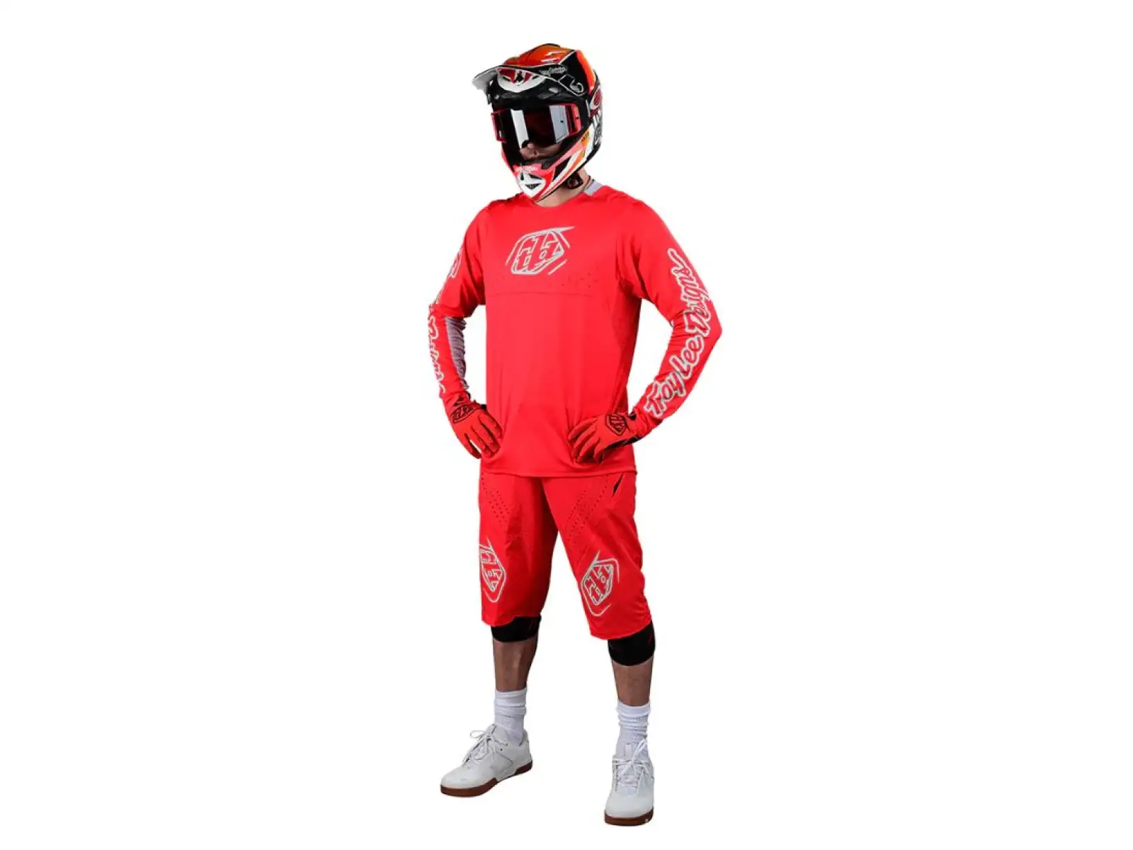 Troy Lee Designs Sprint męskie szorty Mono Race Red
