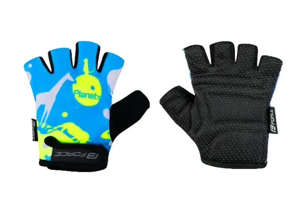 Force Planets rękawiczki dziecięce niebieski/fluo