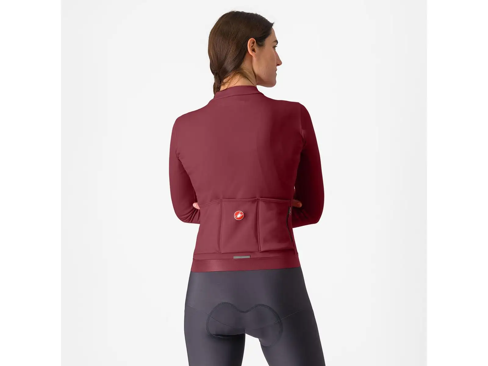 Castelli Espresso Thermal damski dres Deep Bordeaux