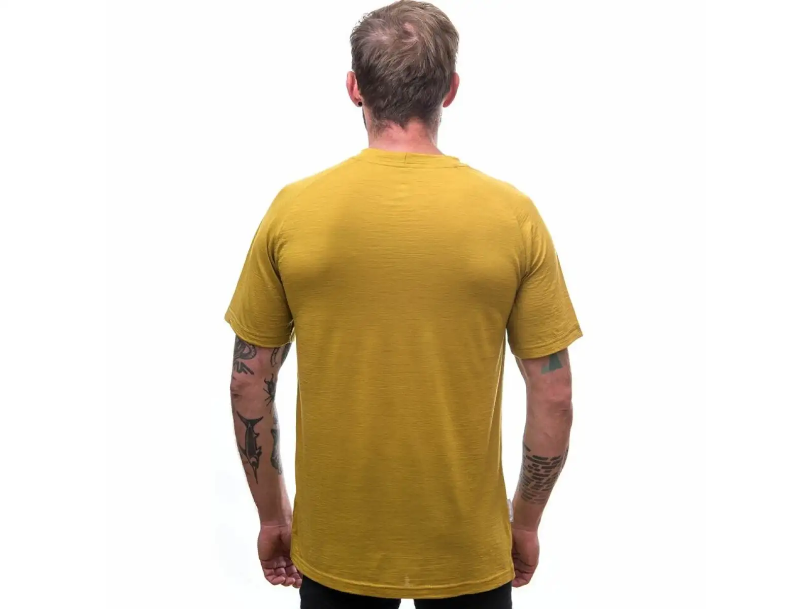 Sensor Merino Air PT Explore męska koszulka krótki rękaw Mustard