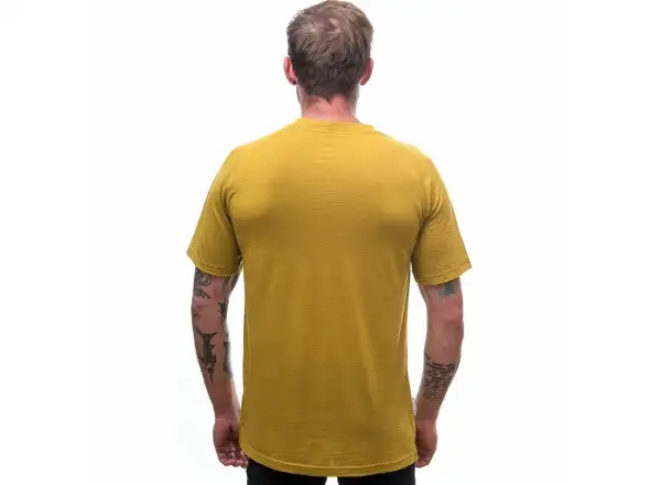 Sensor Merino Air PT Explore męska koszulka krótki rękaw Mustard