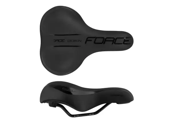 Force Comfort Gel Lady damskie turystyczne siodełko czarna