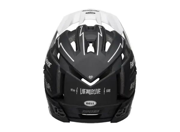 Bell Super Air R Mips kask mat black/white fasthouse