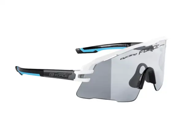 Force Ambient okulary rowerowe biała/szara/czarna, fotochromatyczne soczewki