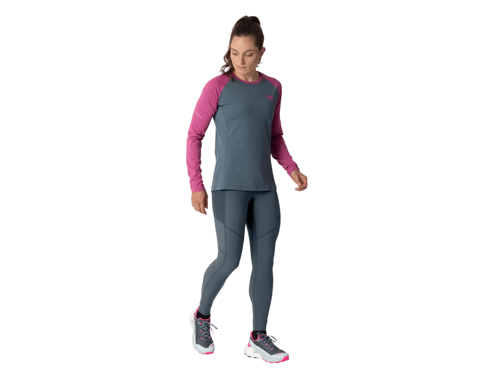 Dynafit Alpine Pro damska koszulka z długim rękawem Magenta