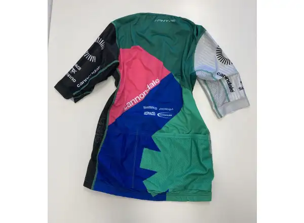 Cannondale CFR S-Phyre męska koszulka rowerowa zielona/niebieska