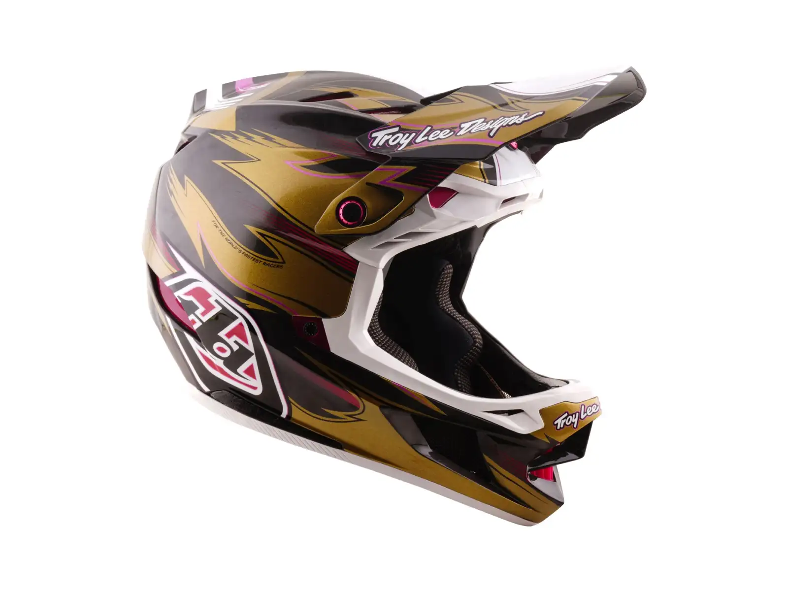 Troy Lee Designs D4 Carbon MIPS Cyclops kask Gold