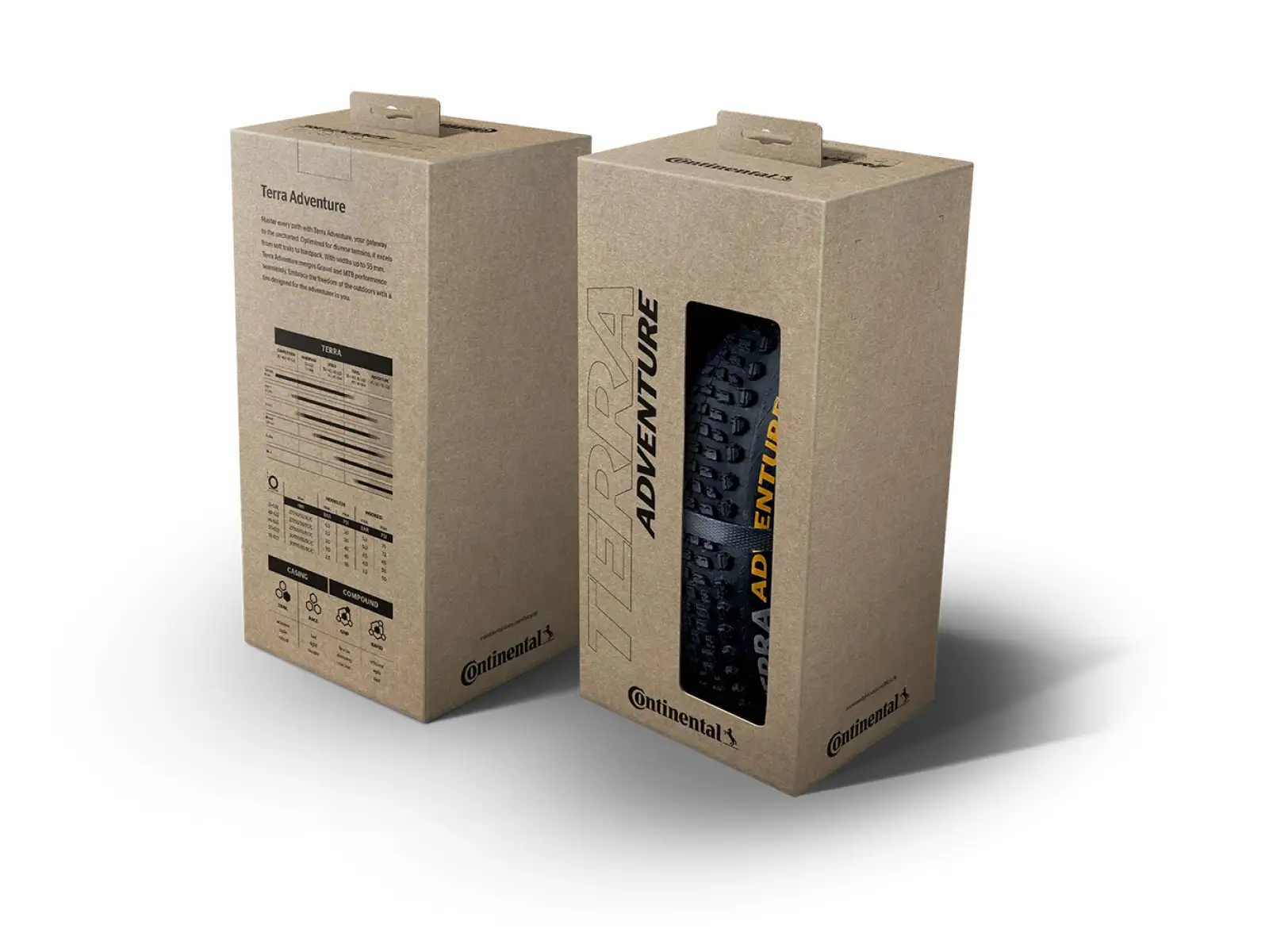 Continental Terra Adventure TLR, E-25 50-622 opona kevlar