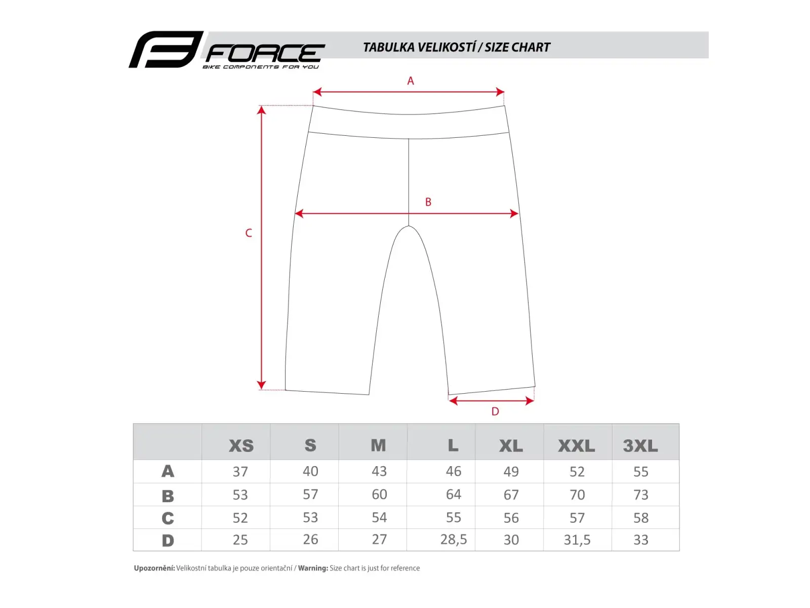 Force Blade męskie spodenki MTB bez wkładki czarna