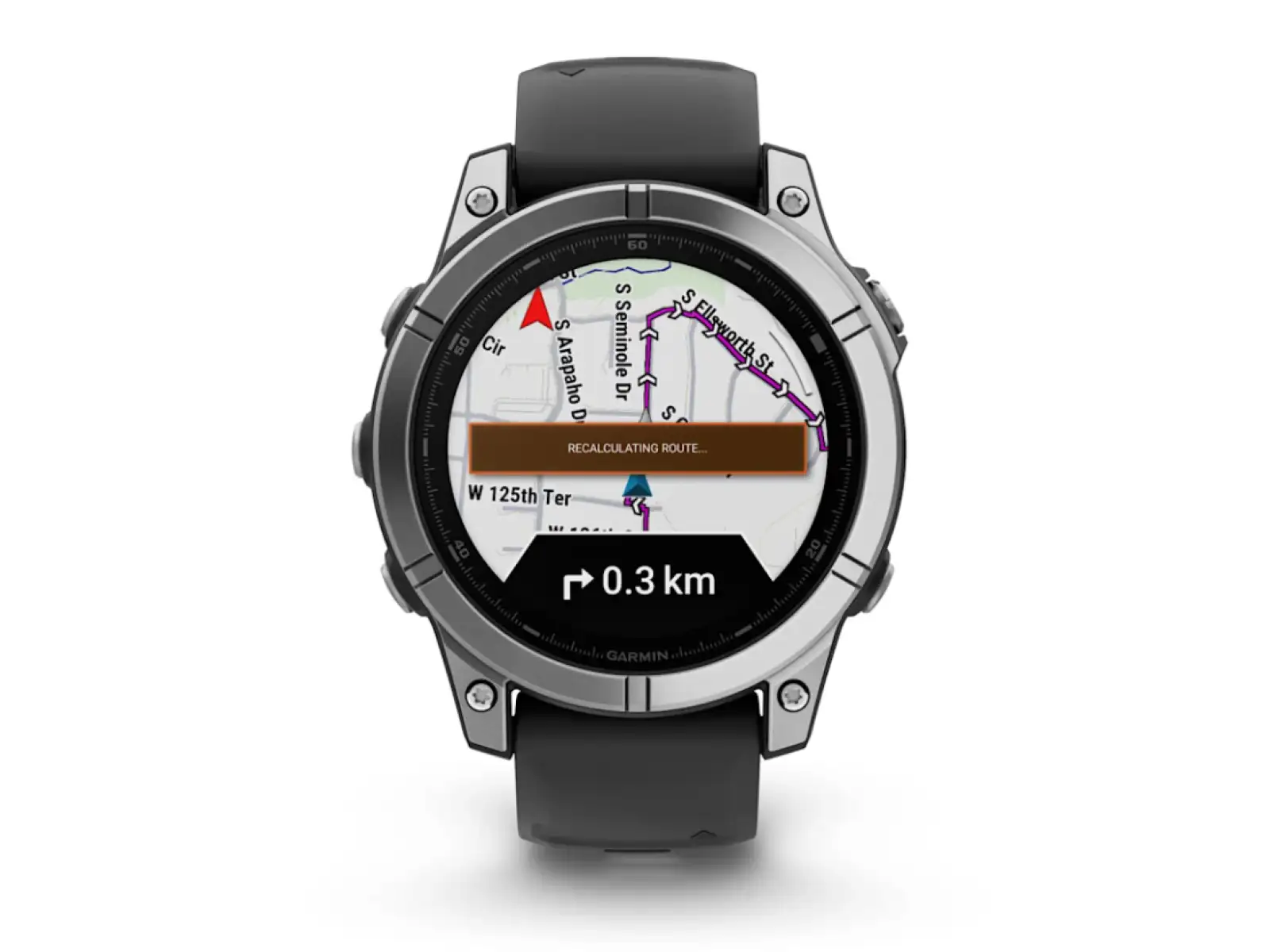Garmin fenix E - 47 mm AMOLED inteligentny zegarek Slate Grey Steel