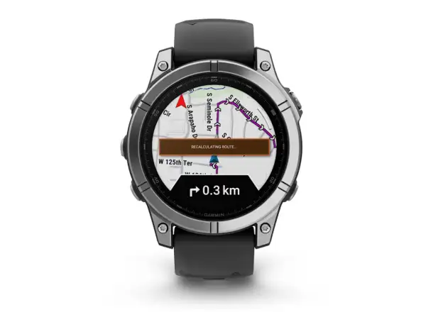 Garmin fenix E - 47 mm AMOLED inteligentny zegarek Slate Grey Steel