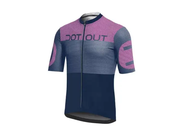 Dotout Hero męski dres krótki rękaw niebieska/różowa