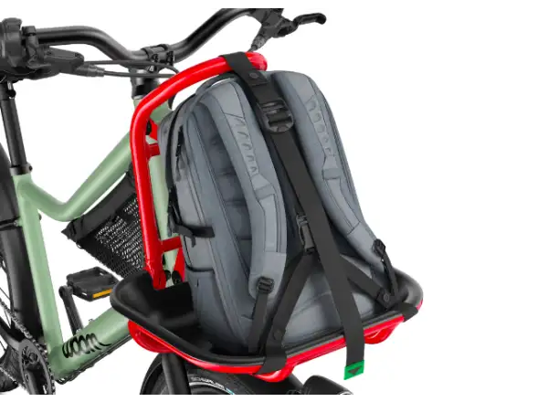 Woom 4 Now rower dziecięcy 16" Moss Green/Formular Red