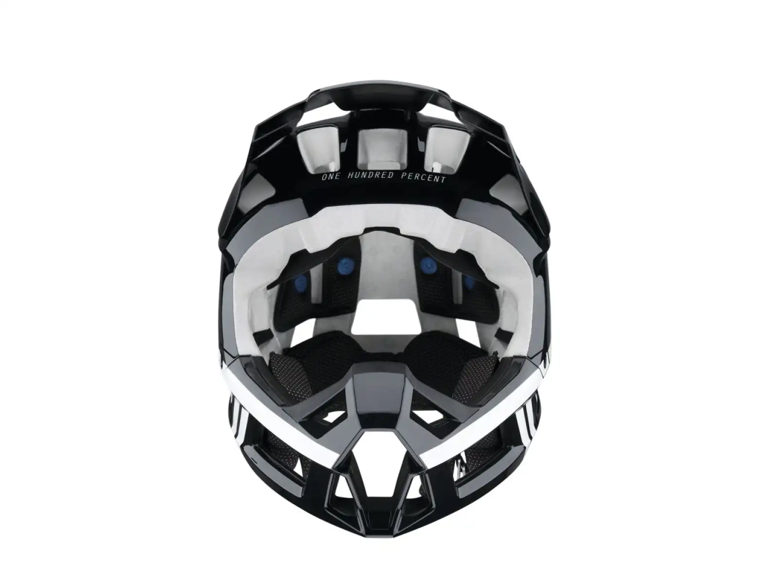 100% Trajecta w/Fidlock kask Black/White