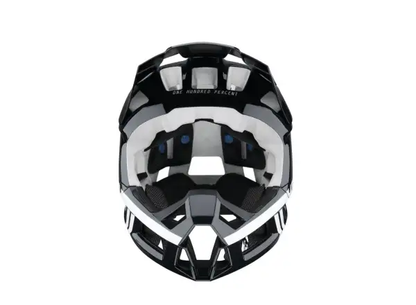 100% Trajecta w/Fidlock kask Black/White